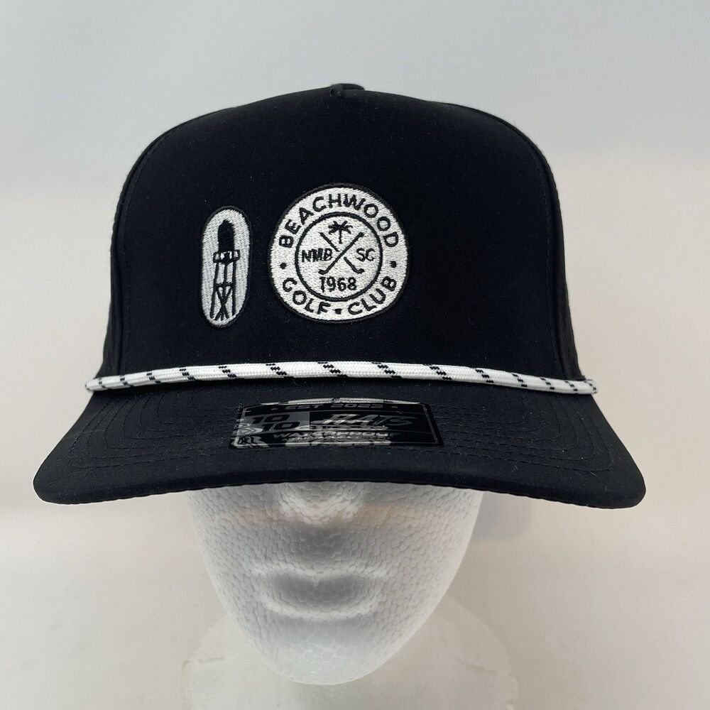 Beachwood Golf Club Black Hat Adjustable 10/10 Hats Golf